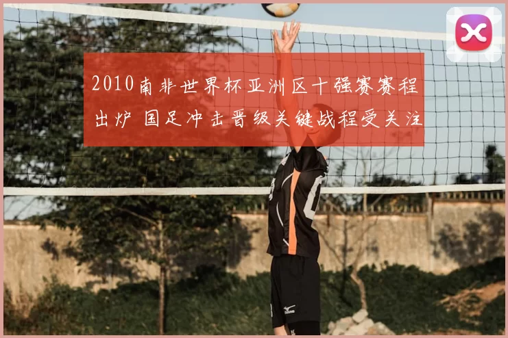 2010南非世界杯亚洲区十强赛赛程出炉 国足冲击晋级关键战程受关注